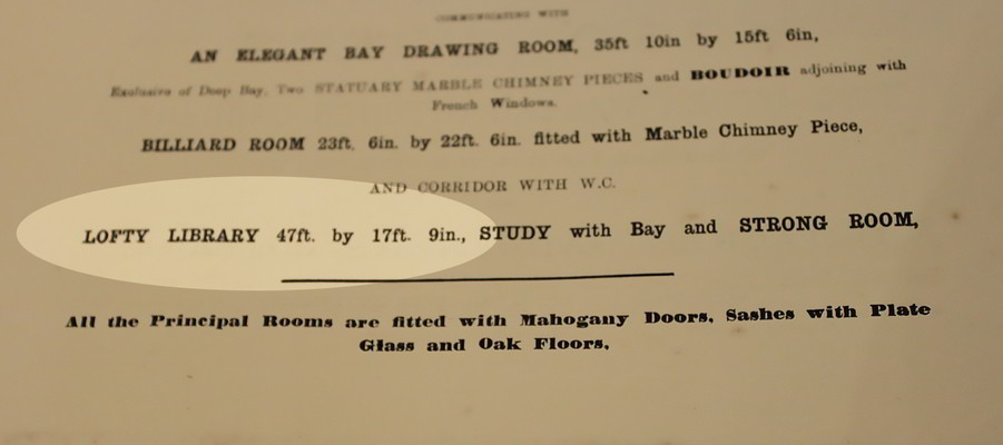 Godmersham library auction description.